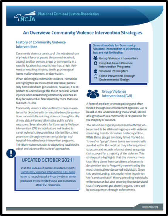 An Overview: Community Violence Intervention Strategies | Smart ...